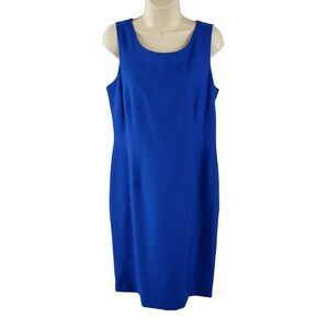 Kasper Royal Blue Sleeveless Dress